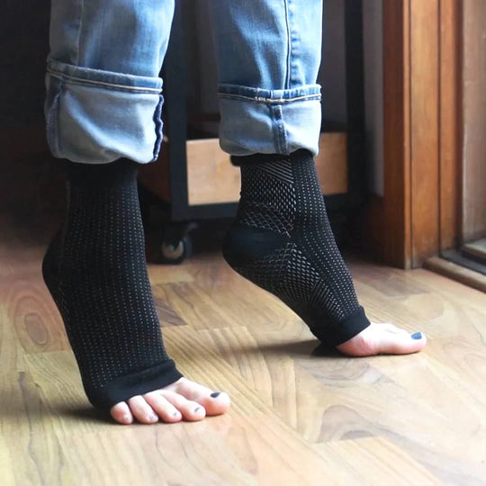 VoetEase™ | Steunsokken voor pijnlijke voeten